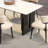 Retro small rectangular dining table-127047406