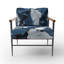 Chaise avec accoudoirs recouverte de peinture abstraite Currahee-427600309