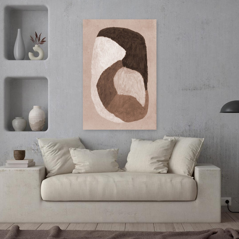 Art contemporain contemporain abstrait, H 36 po x l 24 po