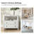 Areebe Transitional 30''W 2-Drawer Nightstand with Pull Out Tray and Charging Station-92021833