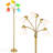 Medusa 74 in. Modern 5-Light Height Adjustable Gooseneck LED Floor Lamp with 5 Cone Shades-62954060