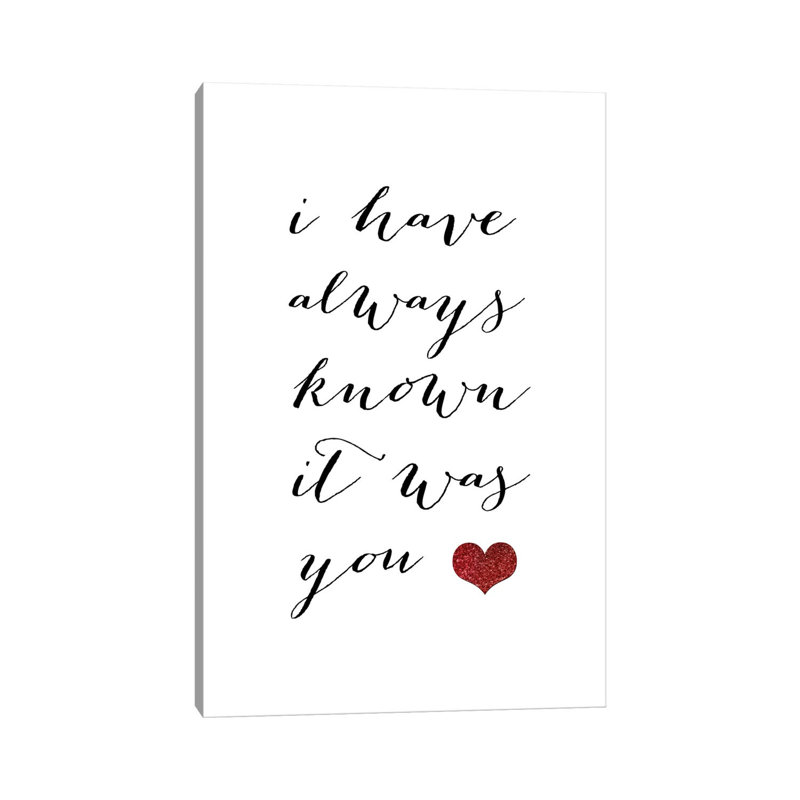 I Have Always Known It Was You by Blursbyai - Gallery-Wrapped Canvas Giclée on Canvas, 101.6 cm H x 66.04 cm W x 1.91 cm D
