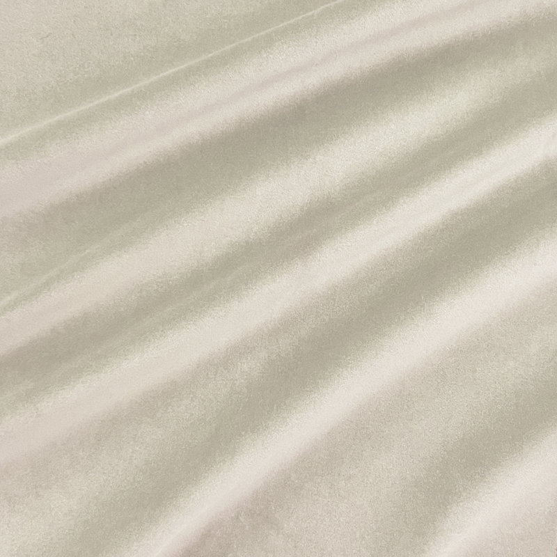 Solid Velvet w/ Backing | Caleb Fabric, Ivory