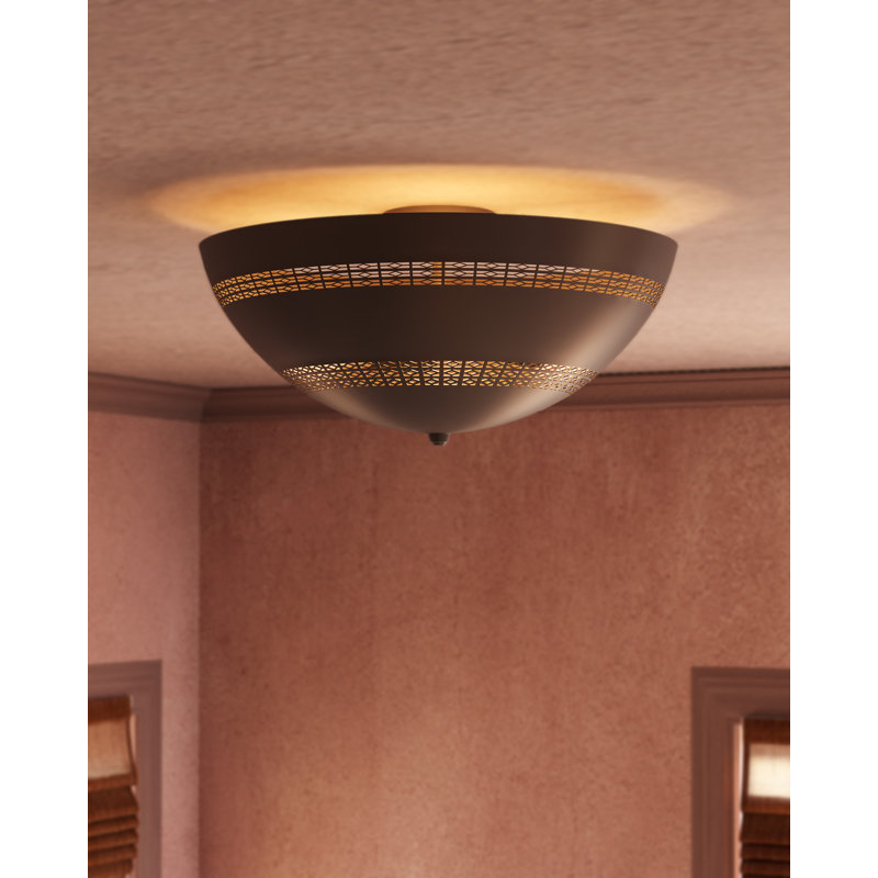 Overland 3 - Light Flush Mount, Urban Bronze