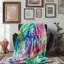 Gabarit de peinture artistique - couverture sherpa de qualité supérieure 1 pièce-101262927