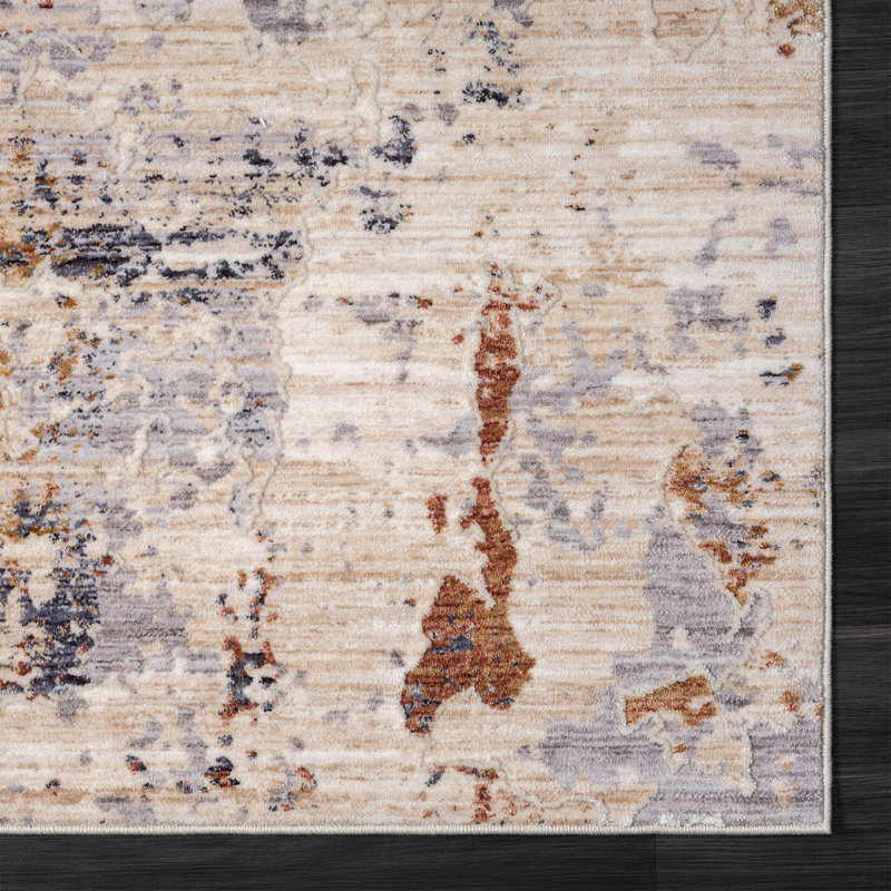 Gertmund Abstract Indoor Rug, Rectangle 4' x 6'
