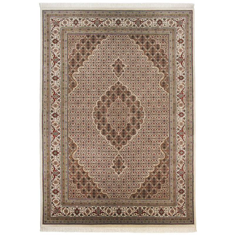 Herkimer Oriental Wool Hand Knotted Area Rug, Rectangle 250 x 350cm