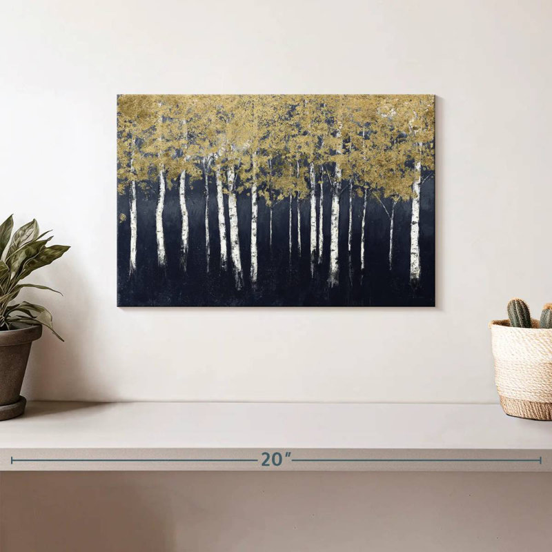 Alvord forêt chatoyante indigo, H 8 po x l 12 po