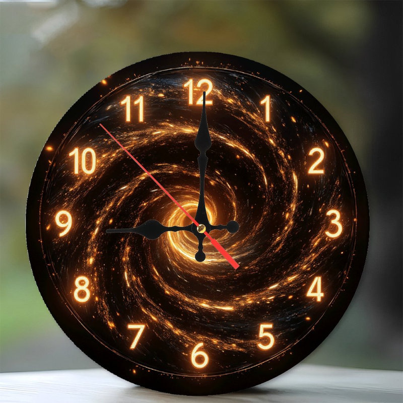 Horloge à spirale unique