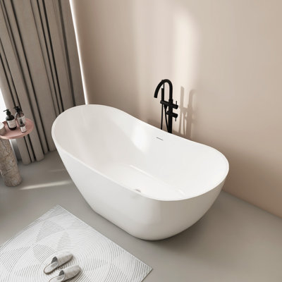 61" X 30" Acrylic Freestanding Bathtub