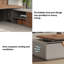 Bureau de direction en L 110,24 po avec serrure à combinaison-902702849