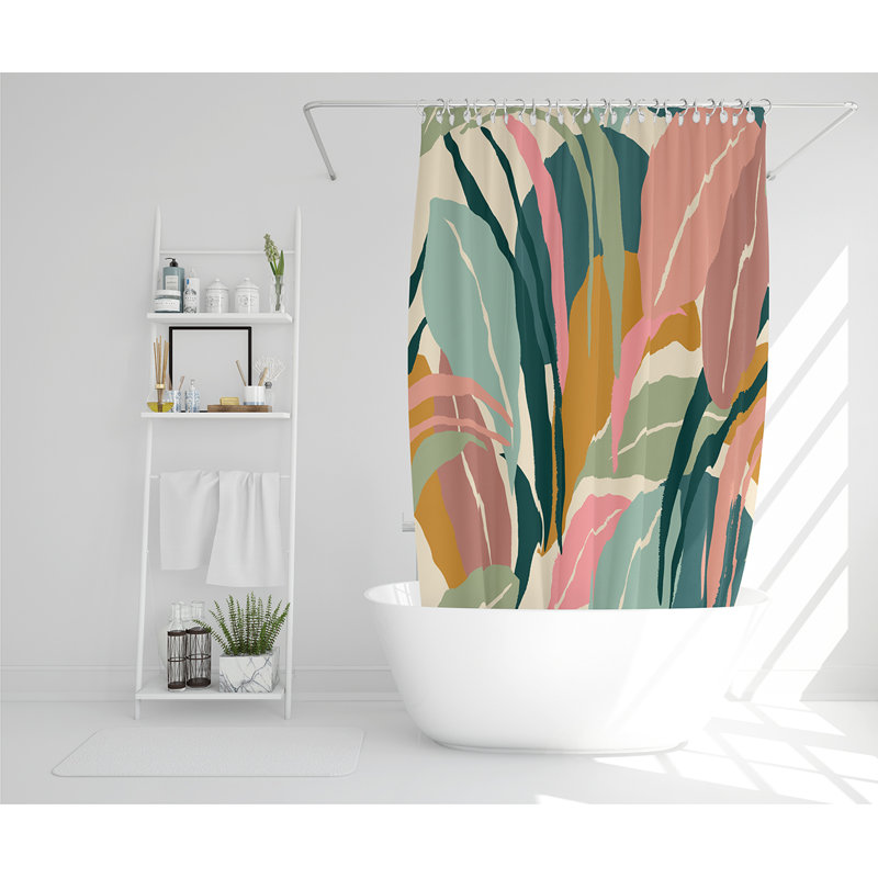 Eliziah 13 Piece Polyester Shower Curtain Set