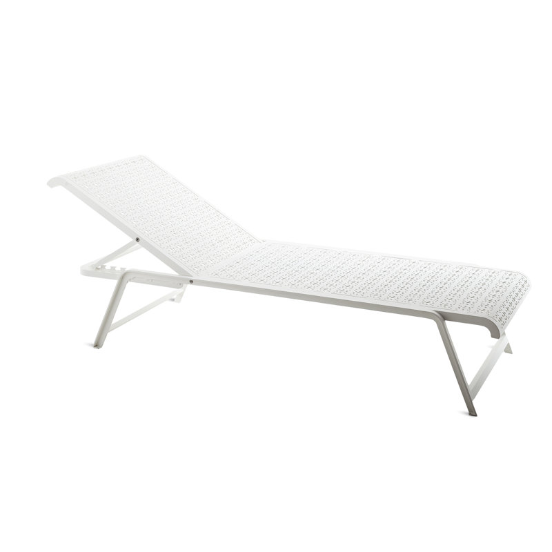 Bain de soleil en aluminium Tline, Blanc
