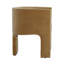 Olimpia Polyester Velvet Upholstered Dining Chair, Camel