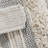 Woven Texture Stripe Bath Rug Grey 22X58"