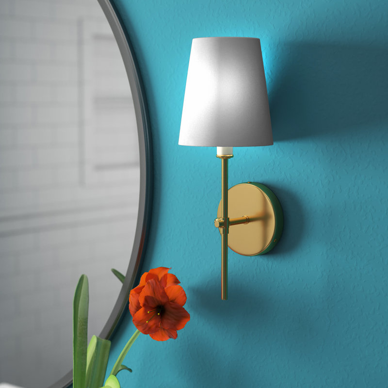 Imogen Bath Sconce, Brass/Black