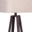 Lampe trépied en métal Dunaway