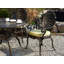 Stackable Outdoor Patio Dining Side Chair with Cushion