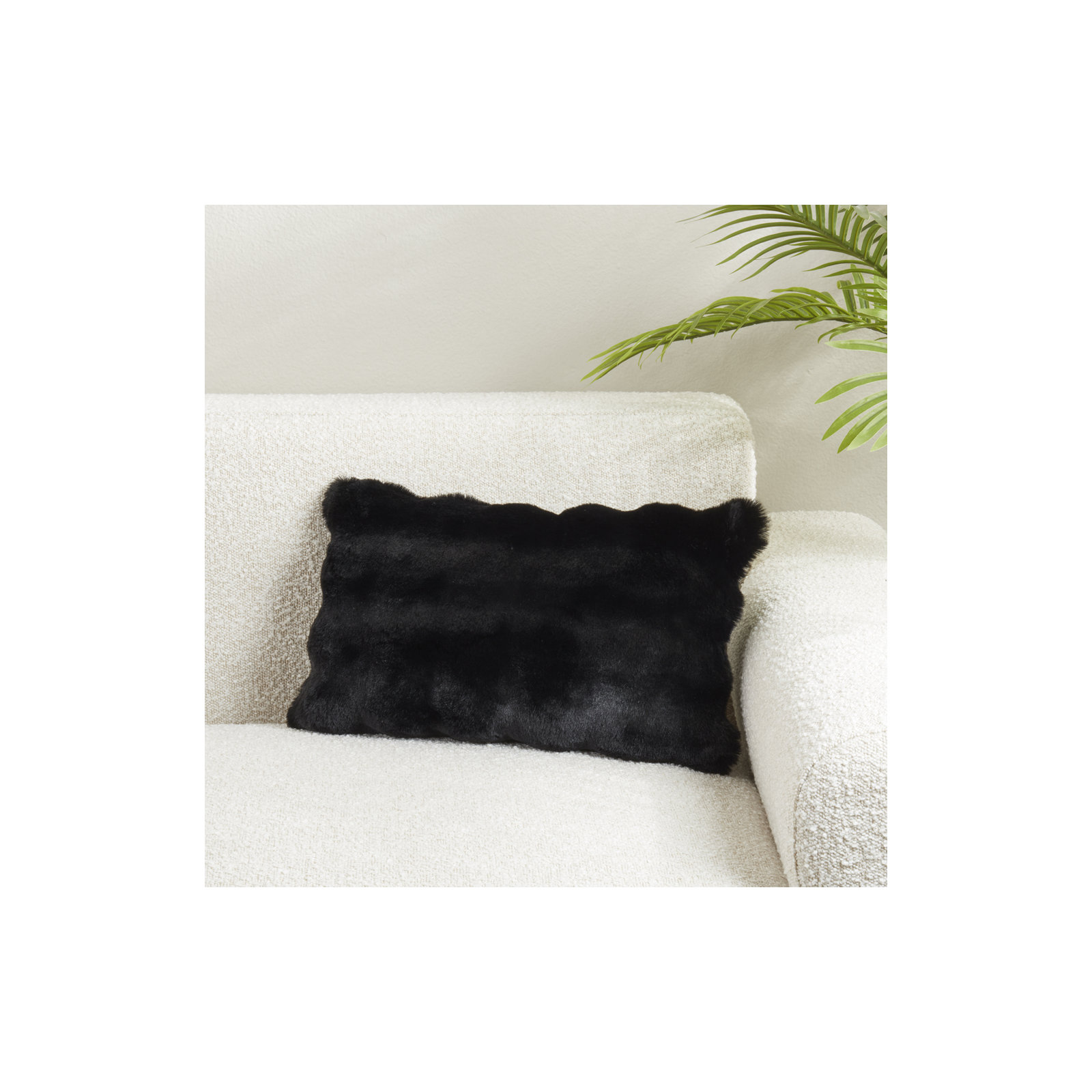 Cozy Bubble Faux Fur Pillow Cover, No Insert, Mint, Square 20"