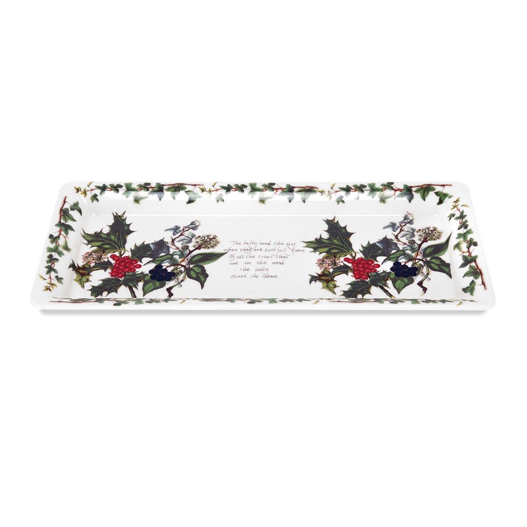 Portmeirion The Holly & The Ivy Porcelain Rectangular Serving Tray HV52850-X - Image 6