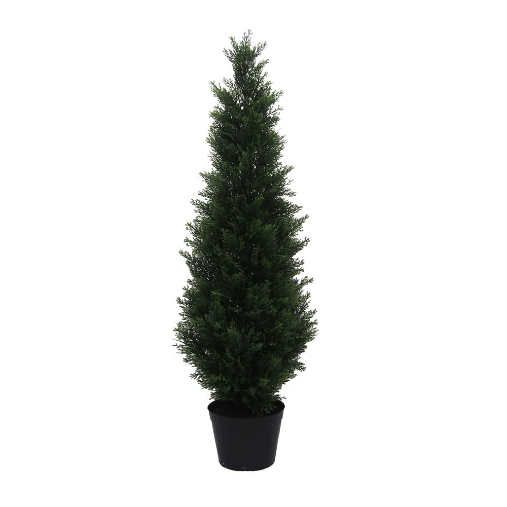 Yarbro Faux Foliage Topiary in Pot, 48" H x 12" W x 12" D