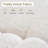Bean Bag Chair, Oversized Bean Bag Chair for Living Room, Fireside Chair for Adults with Memory Foam Filled, Big Accent Lounge Floor Sofa for Reading, Relax, No Assembly Required. (White 3-Seater)-119243963-119243966