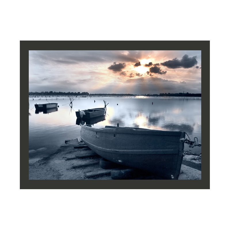 Little Port Boats 3.09m x 400cm Wallpaper, 400 cm x 309 cm