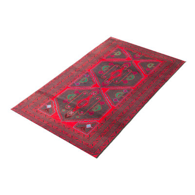 Teimani Dark Grey Rug 3'7" x 6'4"