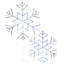 The Holiday Aisle® 6-Point Star Ice Crystal Snowflake Pair with LED Lights
