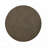 Rustic Gray Solid Wood Round Dining Table with Open Shelf