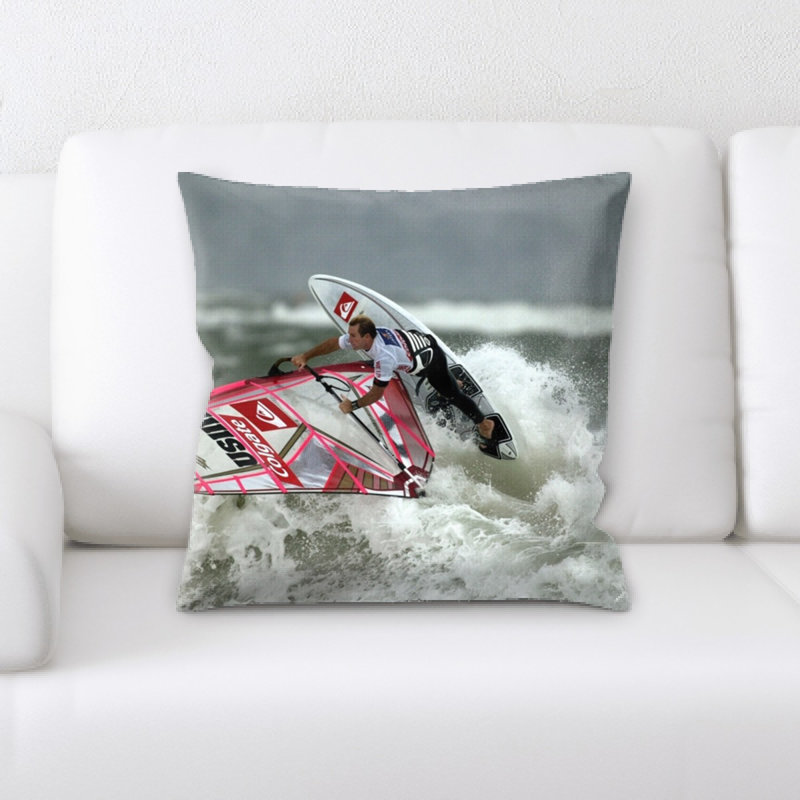 Microsuede Reversible Throw Pillow