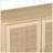 Elegant And Functional 4-Door Rattan Decorative Storage Cabinet, Ideal For Bedroom, Living Room, And Office, Easy Assembly