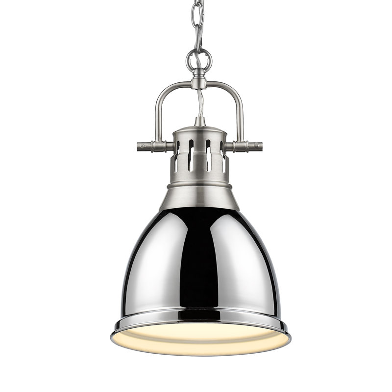 Alethia 1 - Light Pendant, Pewter, Chrome