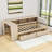 Wooden Daybed with Storage Drawers, Shelves, Charging Station and Upholstered Headboard-1476839864-1476839865
