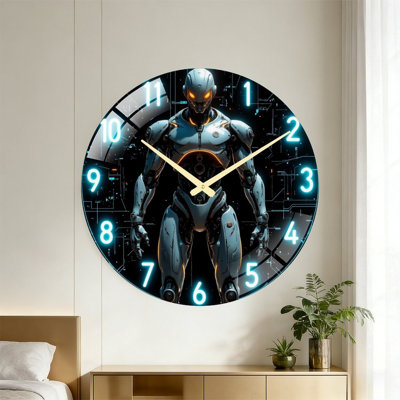Horloge murale intelligente 24 po