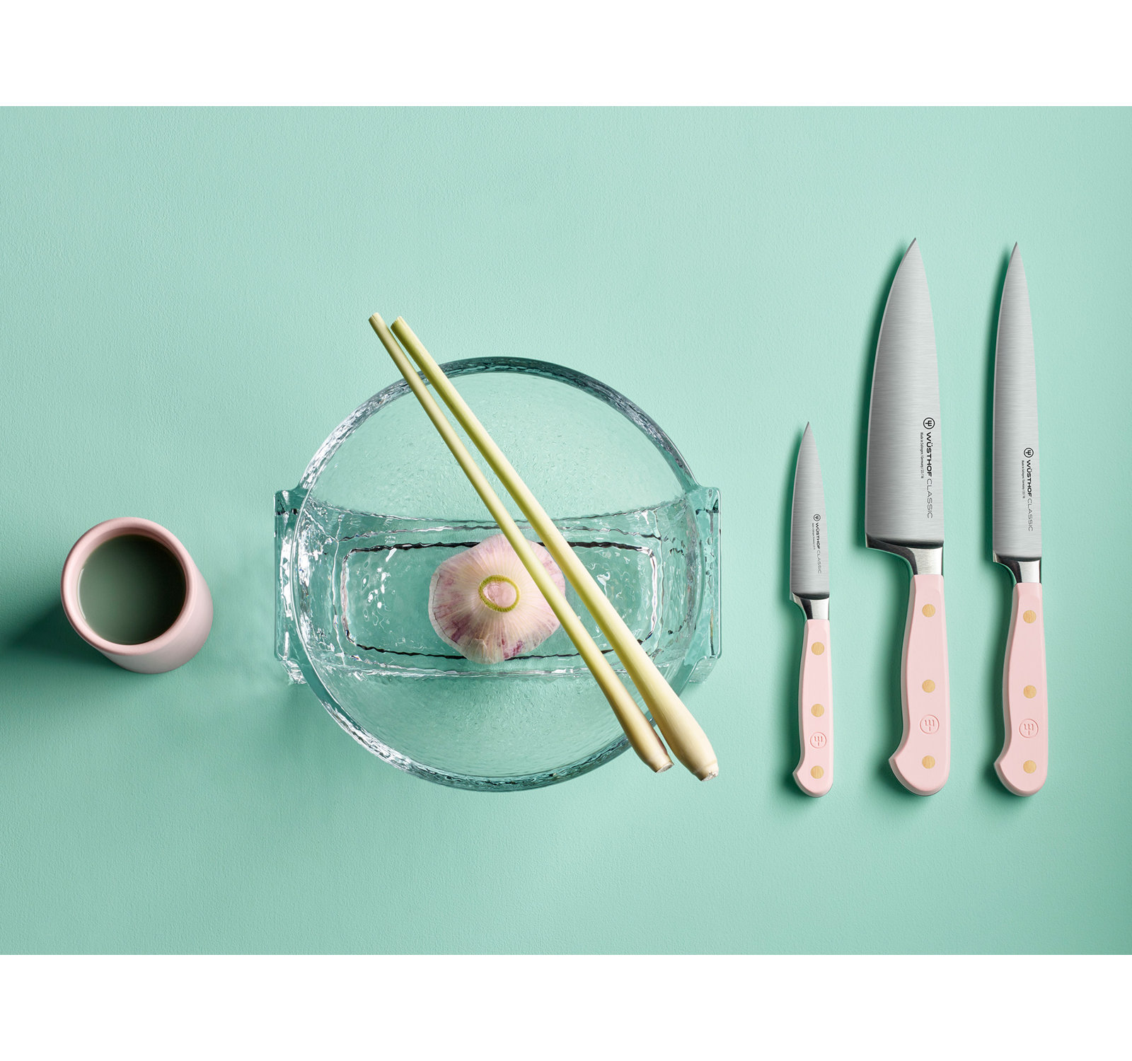 WÜSTHOF German Classic Color Pink Himalayan Salt 8" Chef's Knife