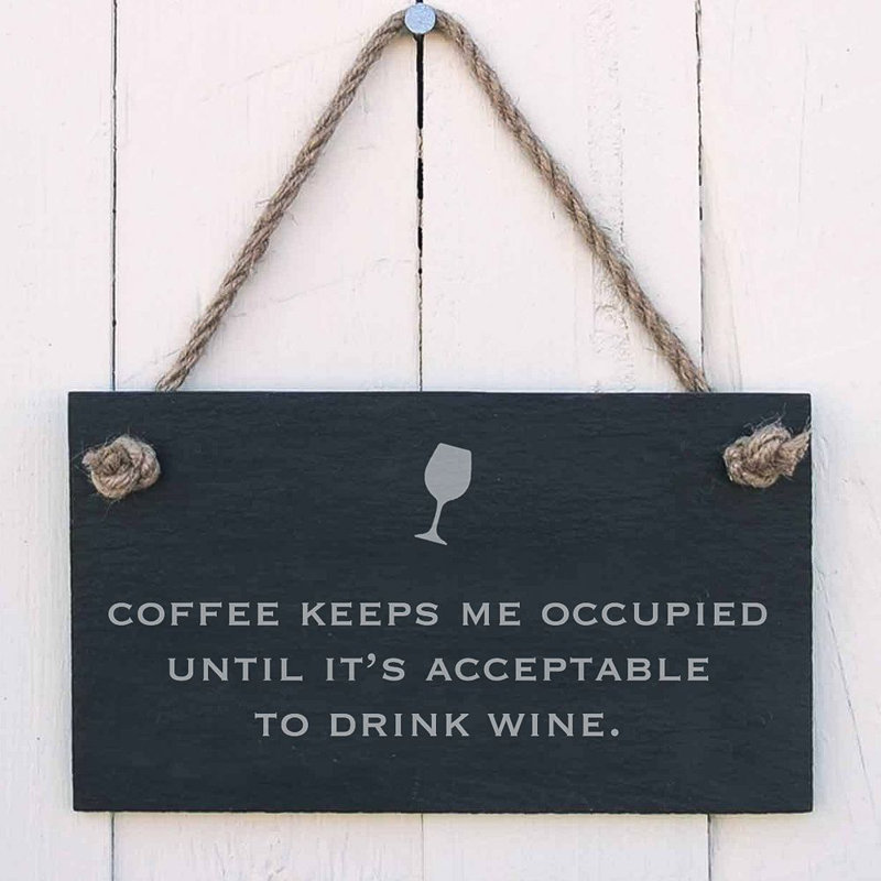 Coffee Keeps Me Occupied Sign