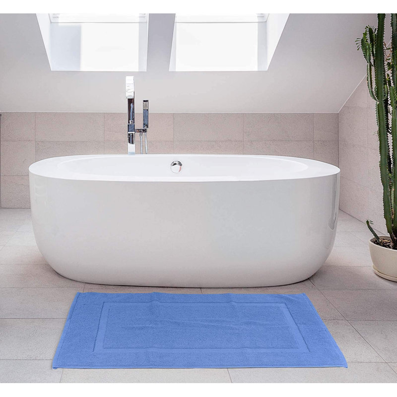 Rectangle Bath Rug, Electric Blue