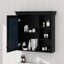 Armoire à pharmacie de salle de bain avec miroir, armoire de toilette murale-118105277