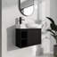 Meuble-lavabo 26 po avec lavabo en céramique - Porte à fermeture en douceur-66224909