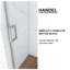 Porte de douche coulissante simple sans cadre 60 "x 74"-94286302