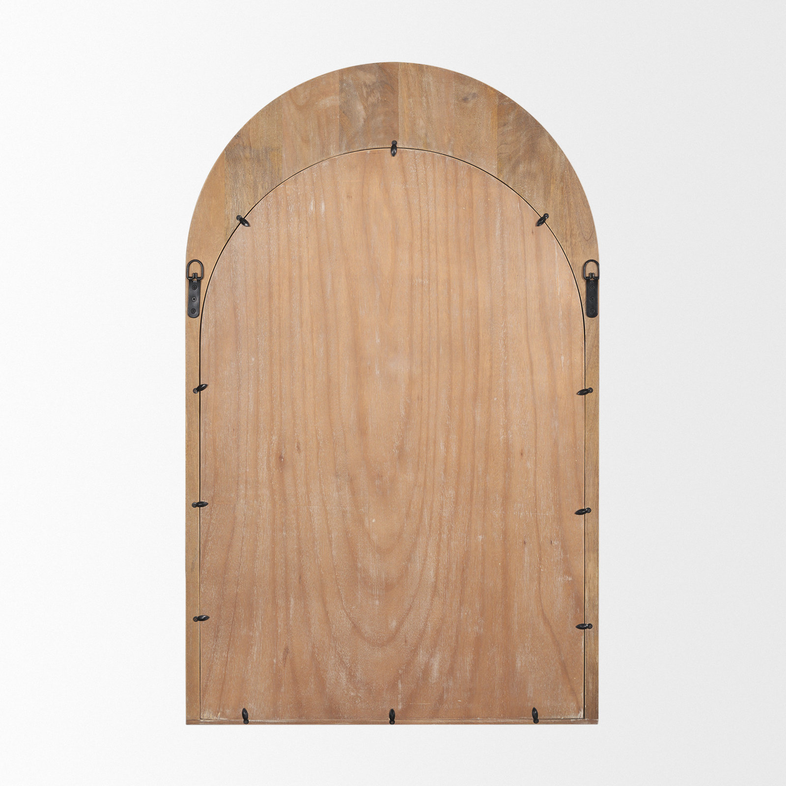 Vixe 42" Mango Accent Mirror, Light Brown, 48" x 30"