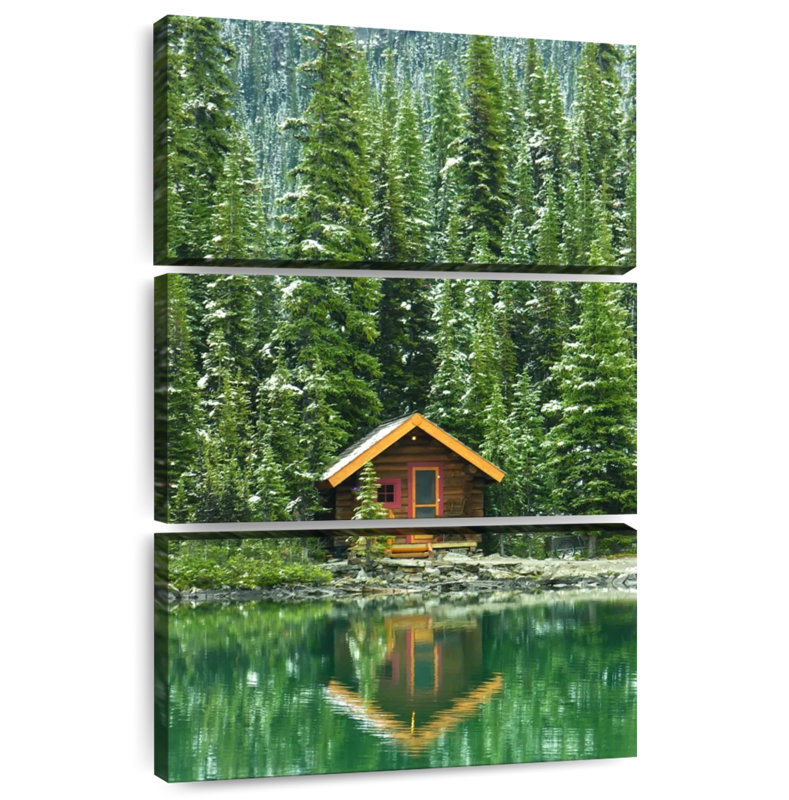 Lilie O'Hara Wooden Cabin, 32" H x 20" W
