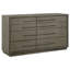 Commode 8 tiroirs Carlwirt Chêne taupe-362828563
