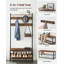 Aliehs Hall Tree 85cm Wide with Bench and Shoe Storage-744015611
