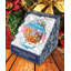 Holiday Splendor 5.5'' Handmade Glass Ball Ornament-107097083-110327058