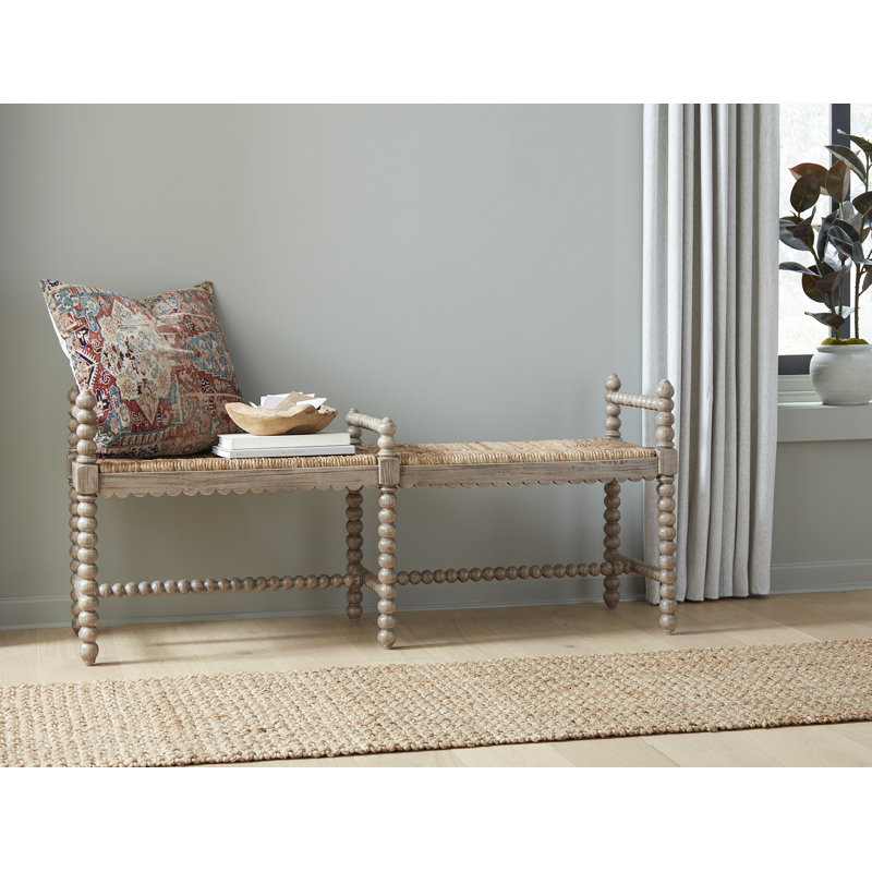 Worrel Solid Wood Bench, Natural