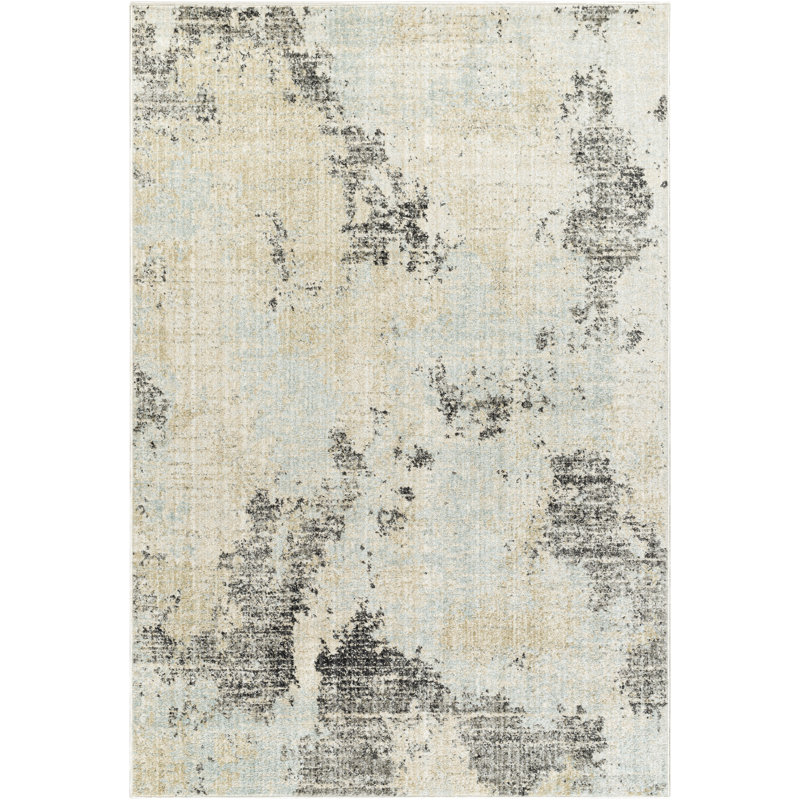 Tapis gris Fran, Rectangle de 5 pi x 8 pi