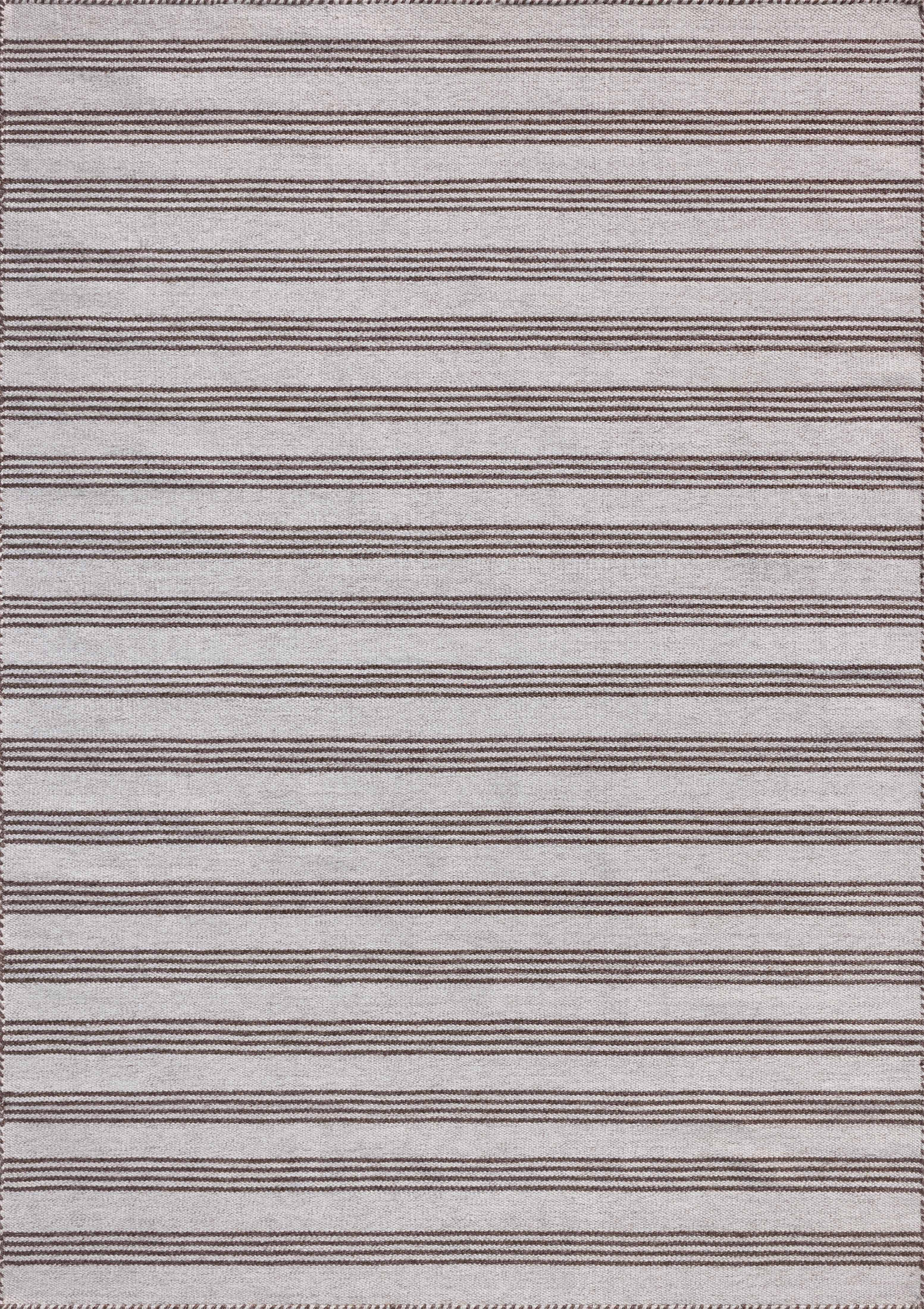Magnolia Home by Joanna Gaines x Loloi Indoor / Outdoor Charlie Silver / Bark Area Rug