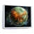 White Floater Framed